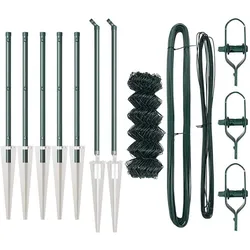 vidaXL, Gartenzaun, Garanin (Stachelankerfixierung)
