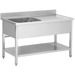 Gastrospüle Spültisch Spülbecken Spüle Spühle Spültheke 1 Becken 1200x700x850 mm