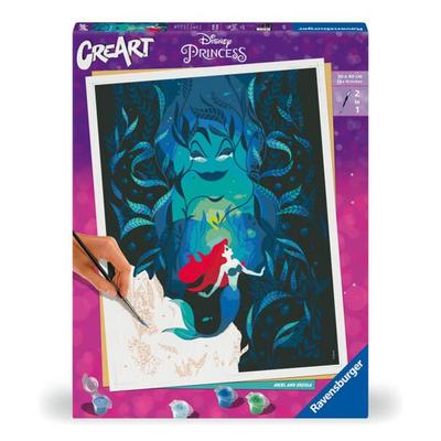 CreArt Adults Trend Disney Prinzessinnen - Ariel and Ursula