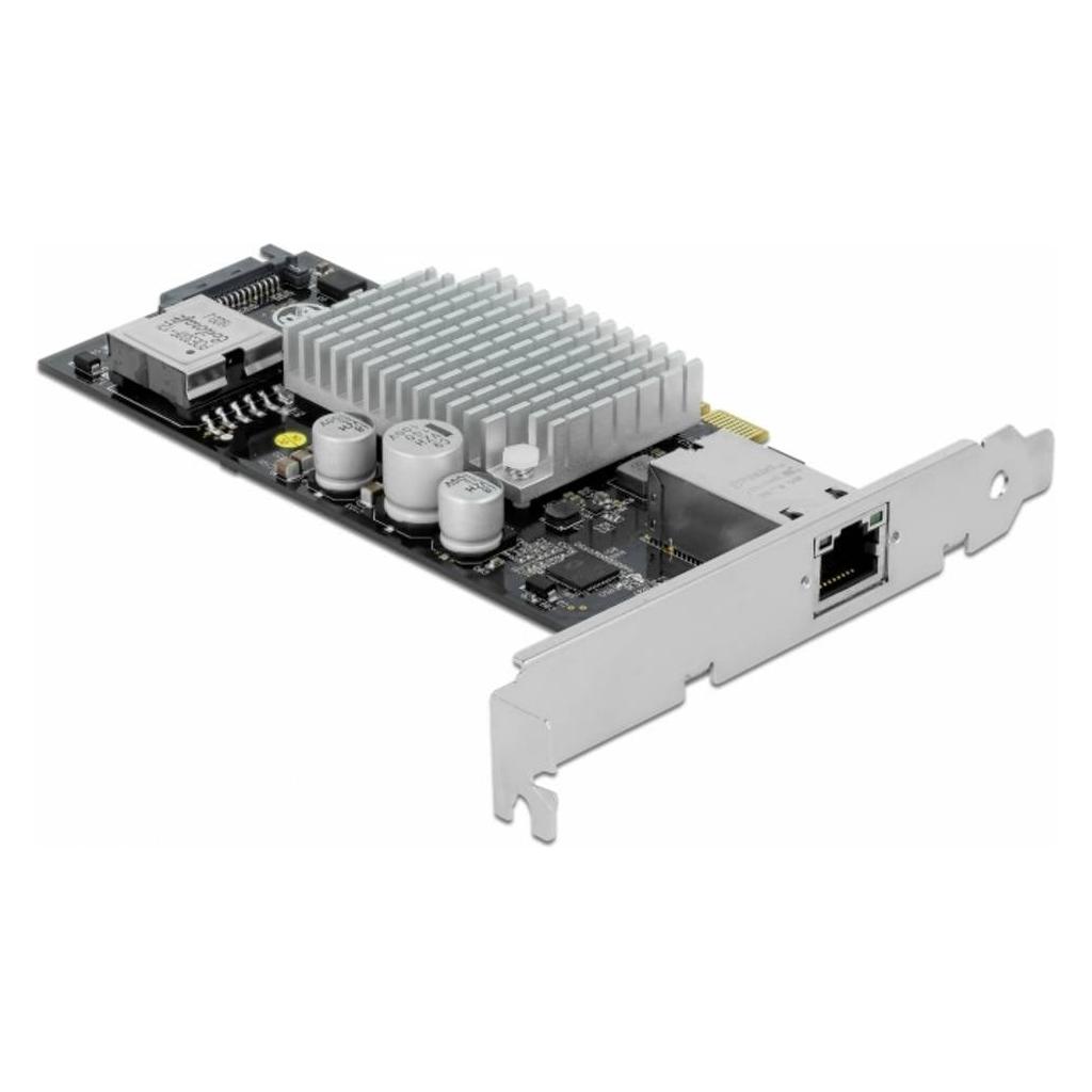 Delock Netzwerkkarte 1x RJ45, 10Gbps mit PoE+ Unterstützung (Mini PCI Express) (90434)