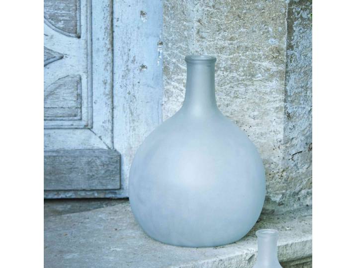 Vase bonbonne en verre dépoli 38 x 30 cm Swann