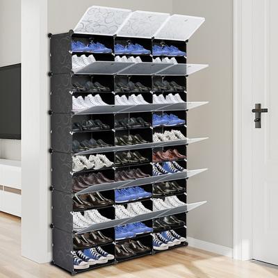 fastbuy Portable Shoe Rack Organizer 66-72 Pair Tower Shelf Storage Cabinet