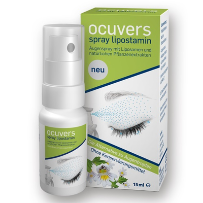 INNOMEDIS AG OCUVERS spray lipostamin Augenspray mit Euphrasia 15 ml 10311669