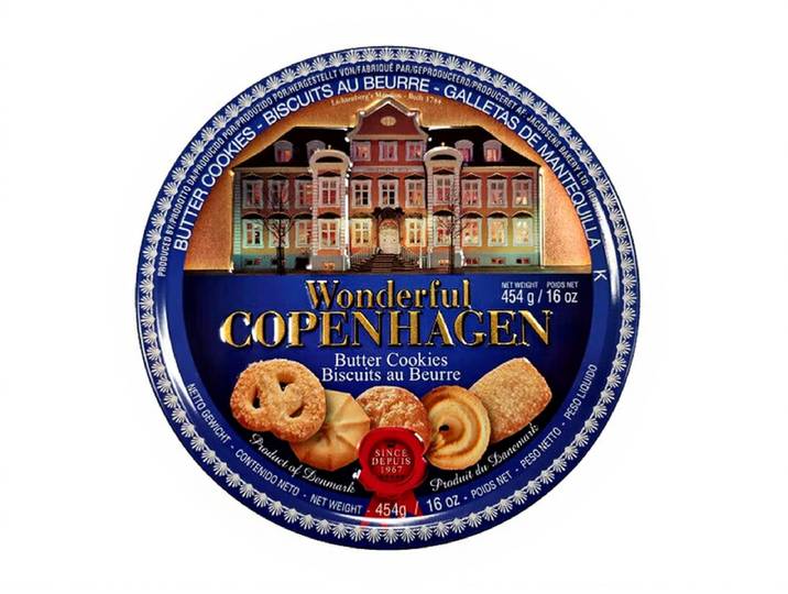 Wonderful Copenhagen Deense boterkoekjes 26% boter 454 g