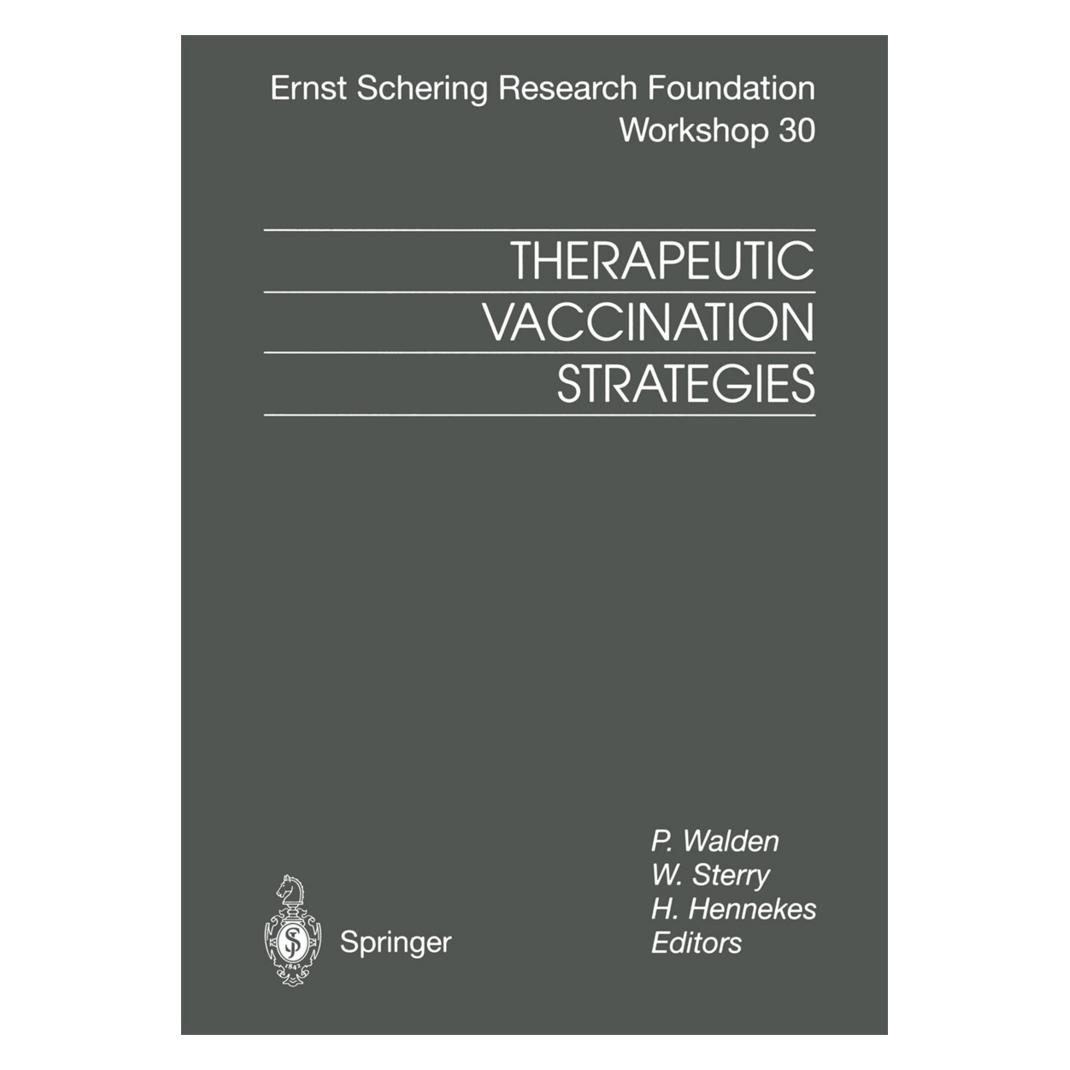 Springer Therapeutic Vaccination Strategies (Englisch, Softcover, H Hennekes, P Walden, W Sterry) (55552432)