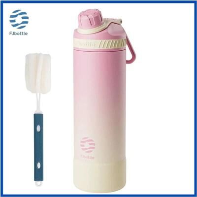 Uplifted Finds Fjbottle Vacuum Insulated Flask 710ml 950ml Stainless Steel Thermal Travel Tumbler black 950 Ml