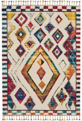 Nourison Moroccan Casbah Colorful Tribal Diamond Area Rug