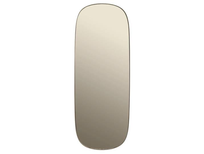 Muuto Miroir Framed grand Taupe-taupe, 118x44,5