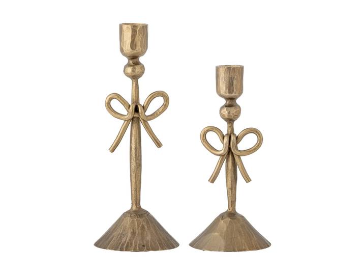 Bloomingville Arc bougeoir Laiton, 2 pièces, Ø9 cm