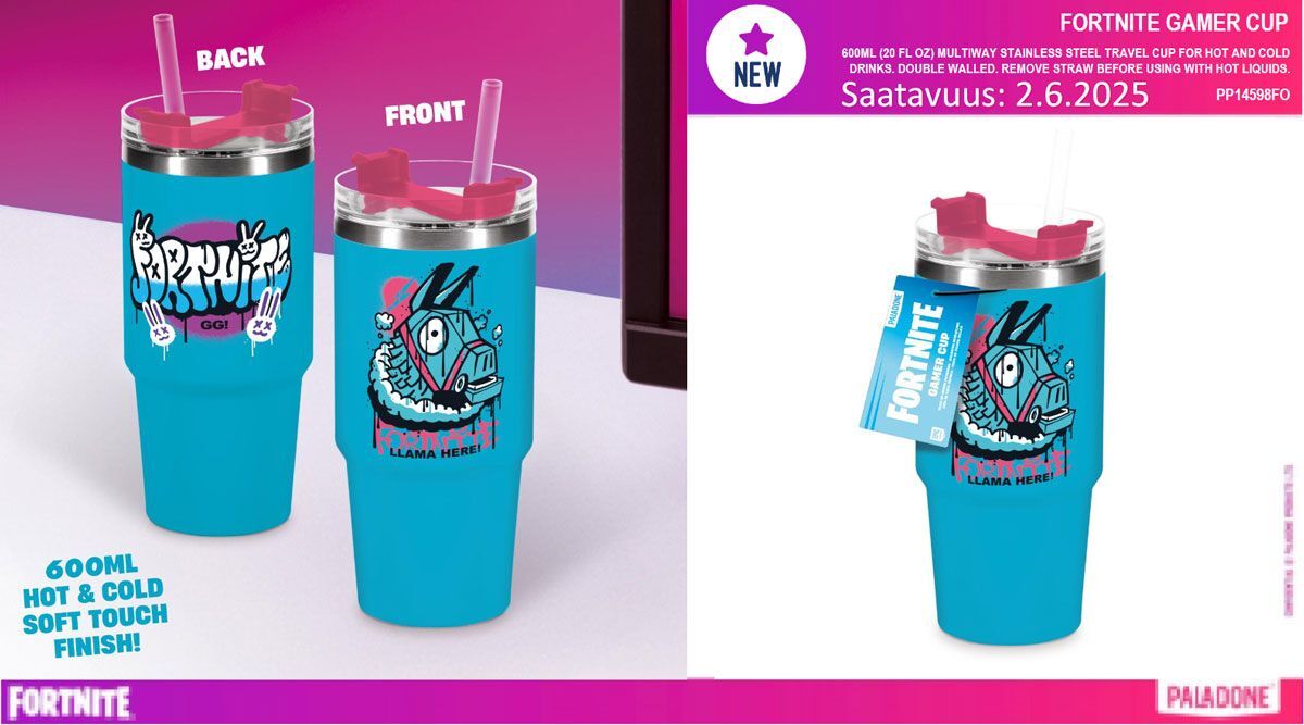 Fortnite Gamer Cup 600ml Juomamuki Paladone