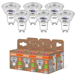 6er Sparpack Osram GU10 PAR16 LED Strahler STAR besonders effizient 36° 1,4W wie 35W 4000K neutralweißes Licht - Sehr gute Energieeffizienz