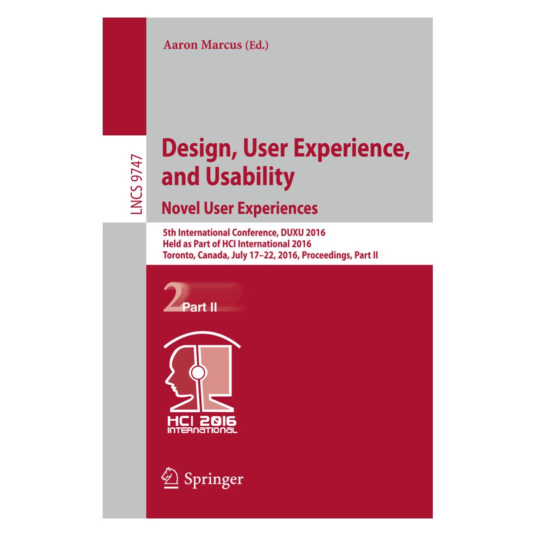 Springer Design, User Experience, and Usability: Novel User Experiences (Englisch, Softcover, Aaron Marcus) (55817592)