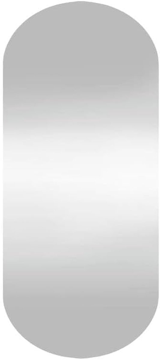 Ovale wandspiegel Slish - Zilver - 35 x 80 cm