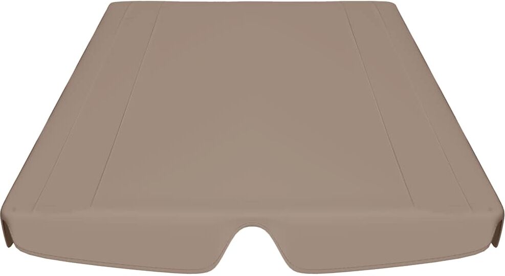 vidaXL Toit de rechange de balançoire taupe 188/168x145/110 cm