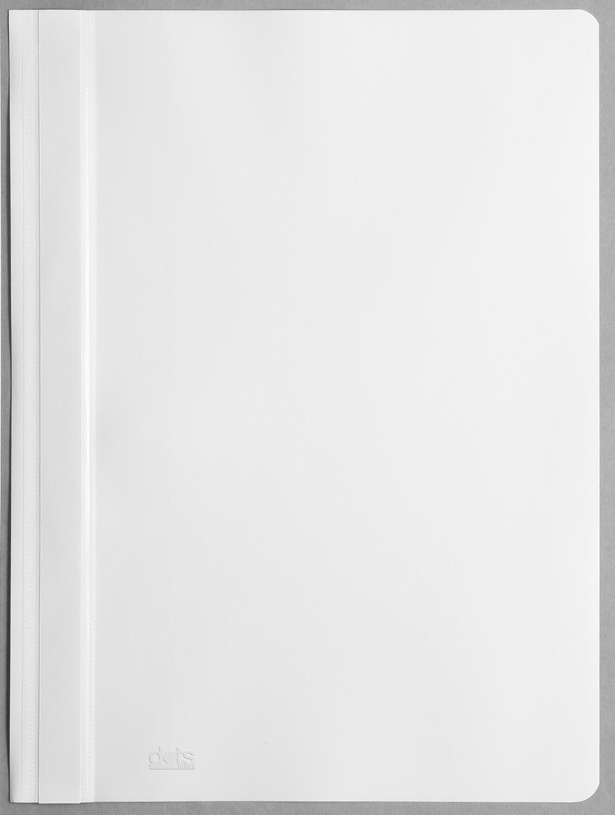 dots Schnellhefter DIN A4 Polypropylen (PP) weiß 36732