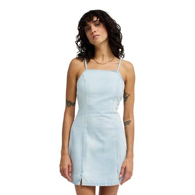 Jeanskleid BILLABONG "Jade Saltwashed", Damen, Gr. M, blau (blau misty), Obermaterial: 100% Baumwolle., Kleider