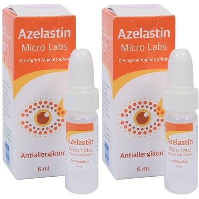Azelastin Micro Labs 0,5 mg/ml Augentropfen 2x 2x6 ml