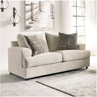Signature Design by Ashley Soletren Loveseat - Stone