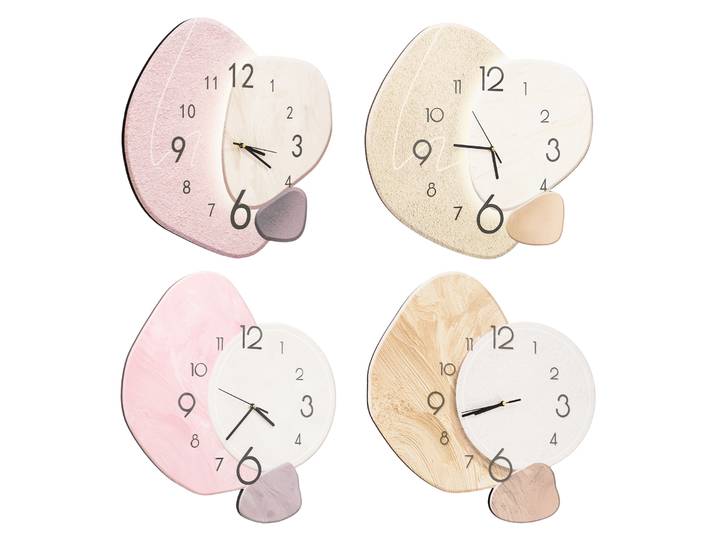Horloge murale moderne, horloge murale créative du milieu du siècle, horloge murale décorative, mouvement à Quartz pour chambre/salon