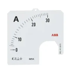 ABB SCL-A1-30/72 Amperemeter Skale Stromwandleranschluss 30/5A 2CSG112107R5011 SCLA13072