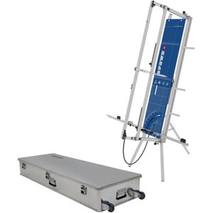 SPEWE Styroporschneider 212SL-30A, Standgerät, 128 cm Schnittlänge & 30 cm Schnitttiefe, mit Alu-Koffer, Akku
