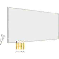 Wiltec Infrarotheizung 1050W Heizpaneel IR Heizung Elektroheizung Effizient, Heizkörper, Weiss