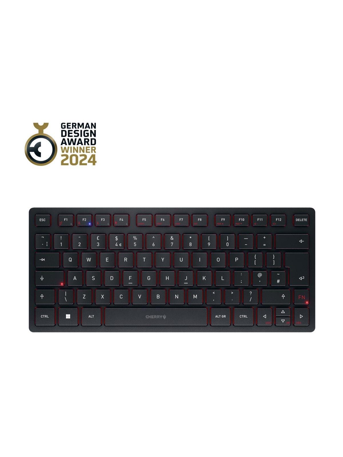 Cherry KW 9200 MINI - Tastatur - Englisch (UK) - Schwarz