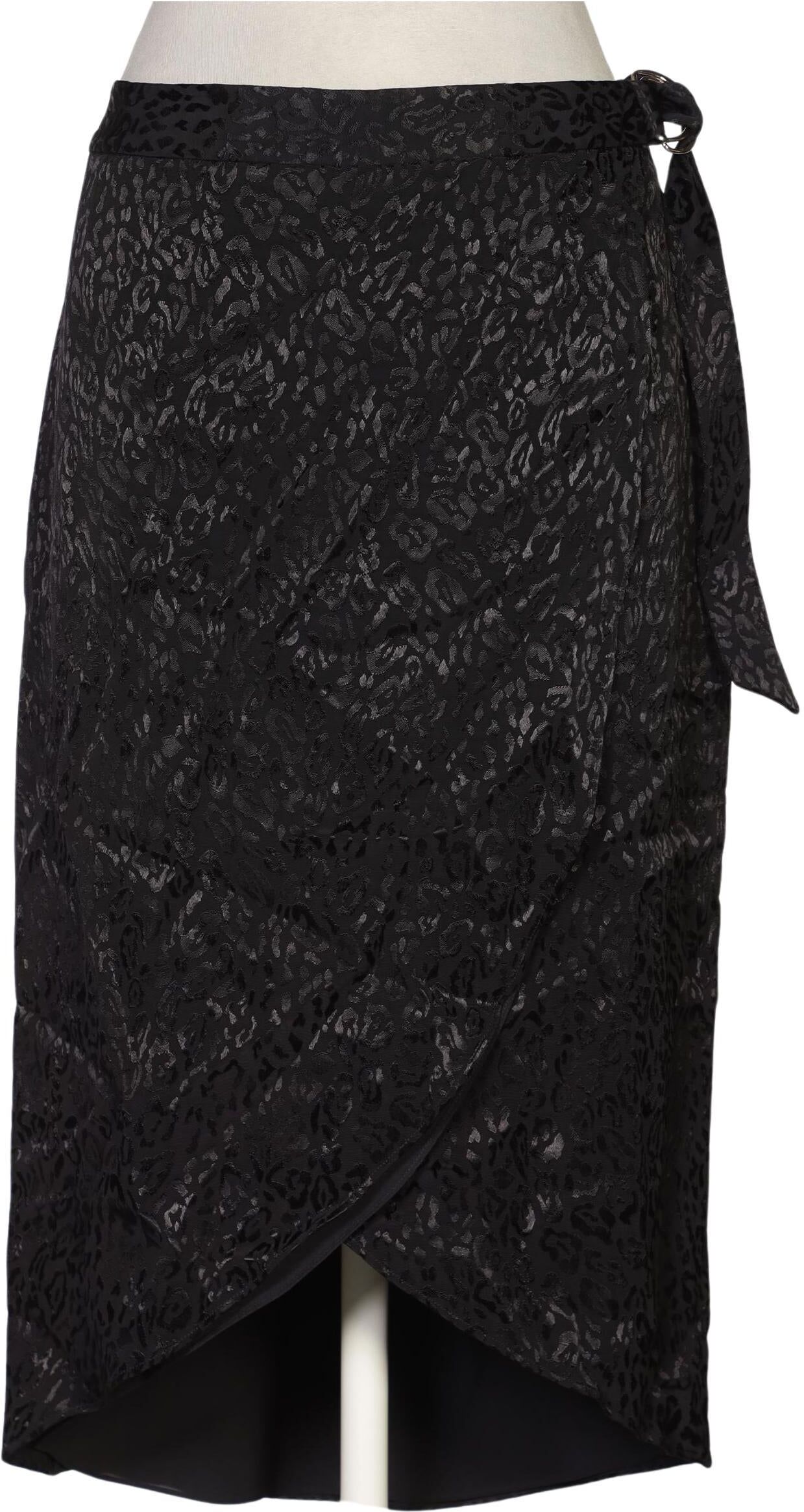 TED Baker Damen Rock, Schwarz, Gr. EU 42 (Ted Baker 4), Viskose - Second Hand