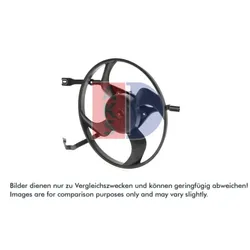 Lüfter Motorkühlung AKS DASIS 068060N für Citroën Peugeot C3 II 207/207+ C2