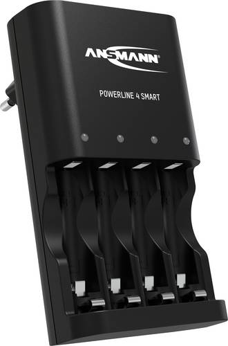 Ansmann Powerline 4 Smart Rundzellen-Ladegerät NiCd, NiMH Micro (AAA), Mignon (AA)