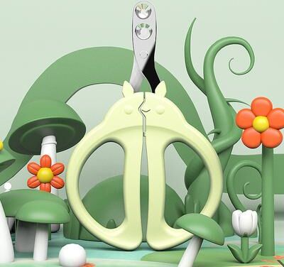 Happy Pet Pantry Pet Nail Clipper With Safety Guard For Cats & Dogs chinchilla Green