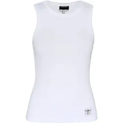 CHIEMSEE Tank Top aus feiner Baumwollrippe, Größe XS in Weiß 10