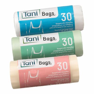 VEPATIM 1500x TANI Duft Müllsäcke mit Henkel 20L 45x65cm farbig sortiert