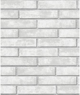 NextWall Monarch Brick Peel and Stick Wallpaper