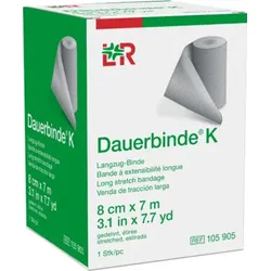 DAUERBINDE kräftig 8 cmx7 m 1 St