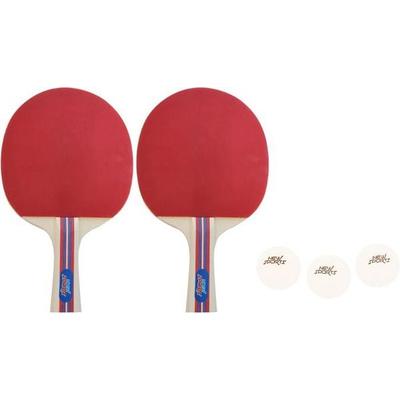 New Sport Tisch Tennis Set, 2 Schläger, 3 Bälle in Tasche