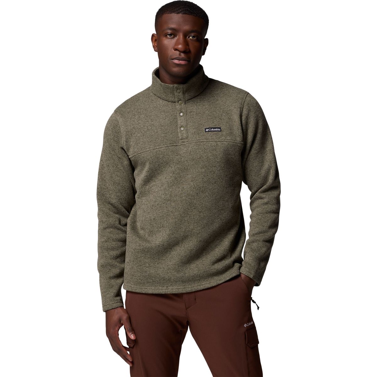 Columbia Men's Alto Pass Half Snap Fleece stone green (398) S 209573-2095731-398-S