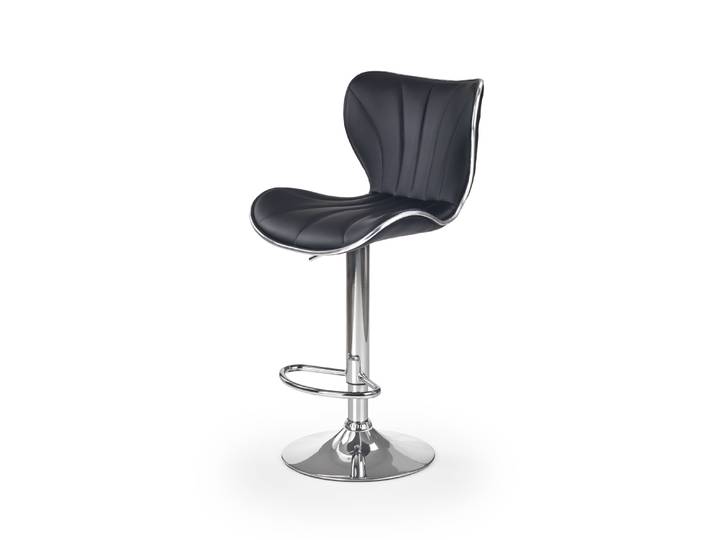 Chaise haute confort design cuir noir