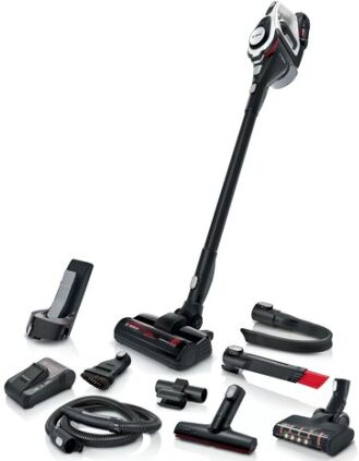 Bosch Serie 8 BSS825ALL scopa elettrica Senza sacchetto Nero, Bianco (BSS825ALL)