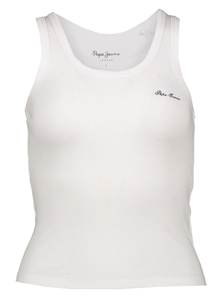 Pepe Jeans Top in Weiß - XL