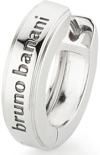 Single-Creole BRUNO BANANI "Schmuck Geschenk Silber 925 Ohrschmuck Ohrring Single", silber (silberfarben), Ohrringe, Herren, 14,5mm, Silber 925 (Sterlingsilber)