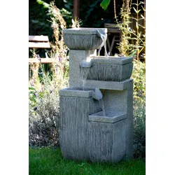 Dobar 96130e Design-Gartenbrunnen mit 4 Stufen