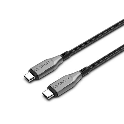 Cygnett Gepantserde USB-C naar USB-C (USB 2.0) kabel - Zwart - 3m