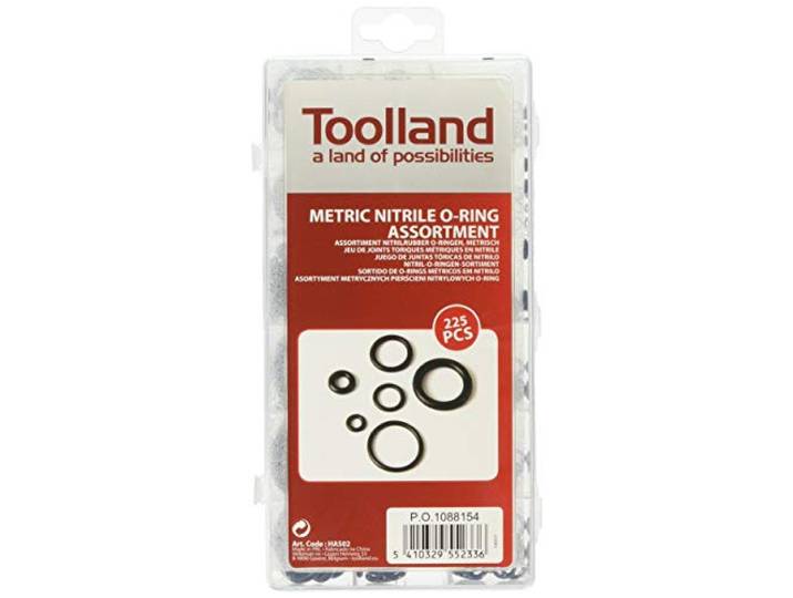 Perel HAS02 Metrisch Nitril O-Ring Assortiment - 225 Stuks