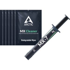 Arctic Wärmeleitpaste MX-7 ULTIMATE Performance, ACTCP00092A, für CPU, GPU, nicht elektrisch leitend, mit Reinigungstuch, 4g