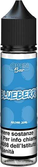 Open Bar Blueberry Liquido Shot 20ml Mirtillo Ghiaccio