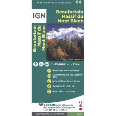 IGN 75 000 Touristische Wanderkarte 4, Karte von Collectif Ign, IGN Frankreich, 978-2-7585-3268-2