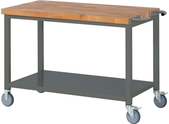 Etabli mobile STIER Premium avec plateau de rangement, lxPxH 1250x700x880 mm (906050)