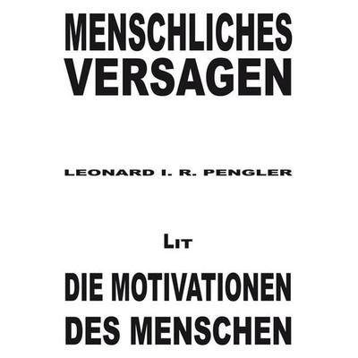 Pengler, L: Menschliches Versagen, Taschenbuch von Leonard Iyan Rick Pengler, Lit Verlag, 978-3-643-15342-5