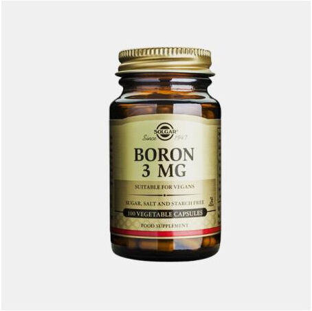SOLGAR BORON 3mg 100 CAPS